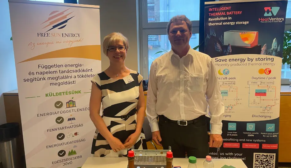 Díjnyertes magyar innováció az energetikai konferencián: hőakkumulátor